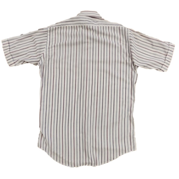 PURITAN Special Edition Red & Blue Stripes Button-Up Shirt - Picture 4 of 6